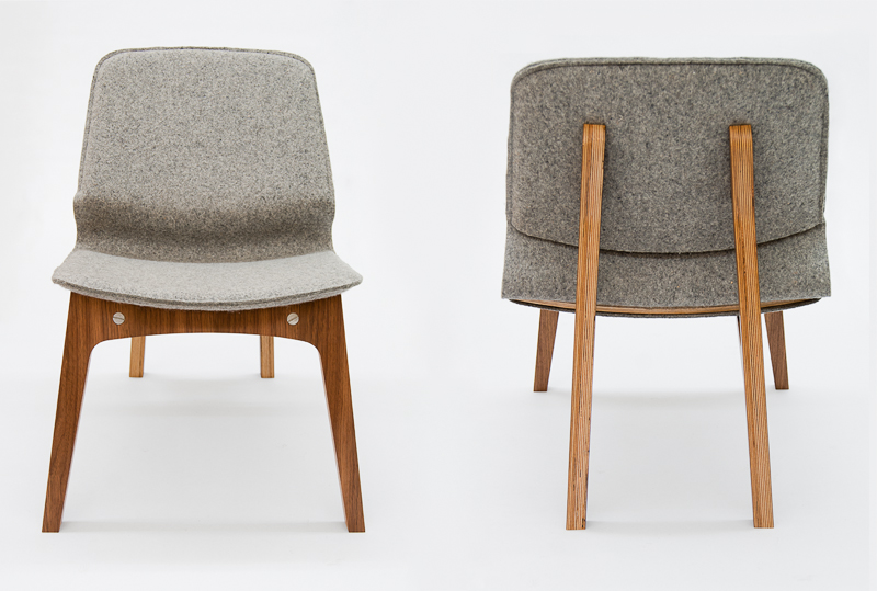 Walnut Plywood 412 Chair