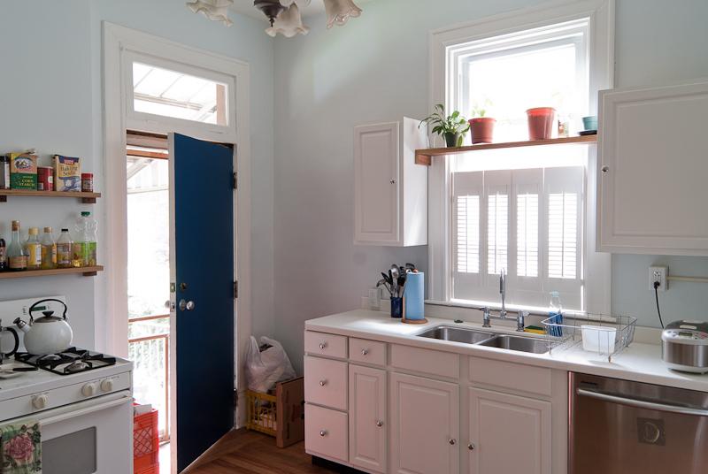 Reclaimed Rental Apartment Kitchen