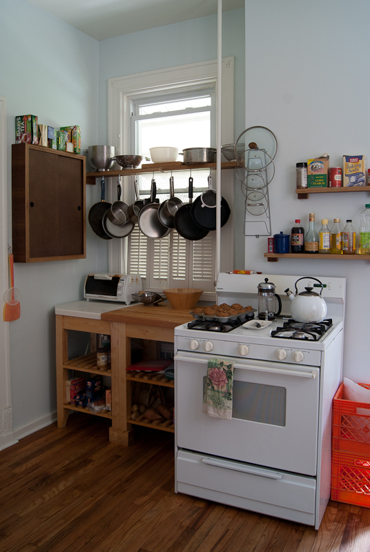 Reclaimed Rental Apartment Kitchen